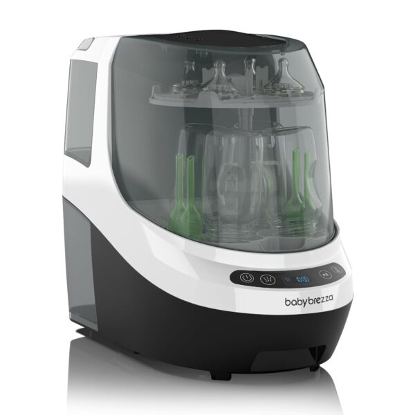 5ff333c23bd2457c9633e019f74cfa01 Baby Bottle Washer Pro - Baby Bottle Washer, Sterilizer + Dryer - All in One Machine Cleans Bottles, Pump Parts, & Sippy Cups - Replaces Hand Washing, Bottle Brushes and Drying Racks-Brezza
