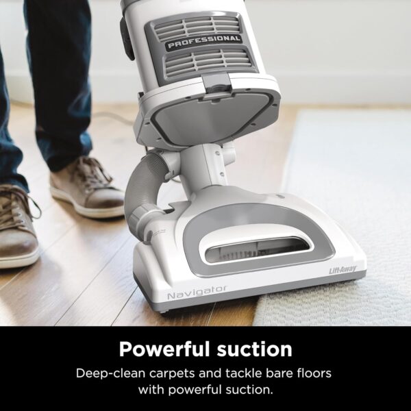 605fe748a46a4cd687077c09a0393cf8 Rotator Pet Pro Lift-Away ADV Upright Vacuum with HEPA Filter, DuoClean PowerFins HairPro and Odor Neutralizer Technology, Pet Hair Pickup, For Carpets & Hardfloors, Dark Grey, LA555