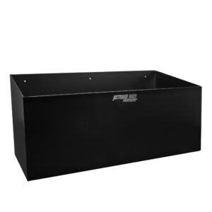 Dual Fuel Jug Holder – Aluminum Design for Two 5 Gallon Jugs, Black Storage Organizer for Trailers & Garages