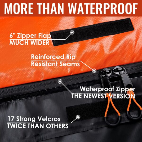 616aa8bcaa104e5990ad1f99d221dadf Asinking 21 Cubic Feet Waterproof Car Roof Bag