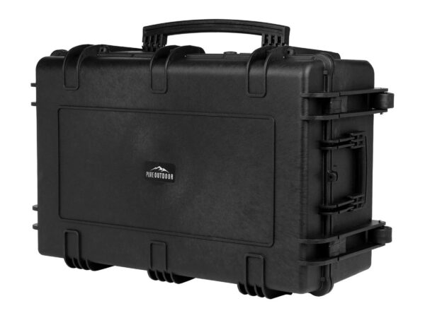 Monoprice Weatherproof Hard Case - 33in x 22in x 13in With Wheels and Customizable Foam, IP67, Shockproof, Customizable Name Plate