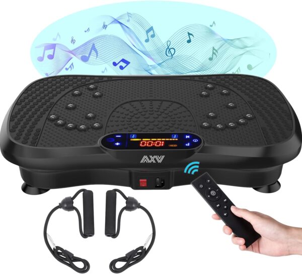 61bbf2533126426f90e896ff0789eb30 Vibration Plate Fitness Platform Exercise Machine Vibrating Lymphatic Drainage Shaking Full Body Shaker Workout Vibrate Stand Shake Board Sport Gym for Weight Loss Fat Burner for Women Men