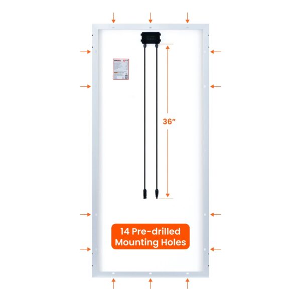 Mega 200 Watt 24 Volt Solar Panel