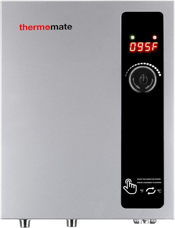 61c7bb63636e4cb291593121717eec2c thermomate Electric Tankless Water Heater, 11kW at 240 Volt, On Demand Instant Hot Water Heater