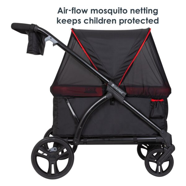 Baby Trend Tour 2-in-1 Stroller Wagon - Mars Red - Red