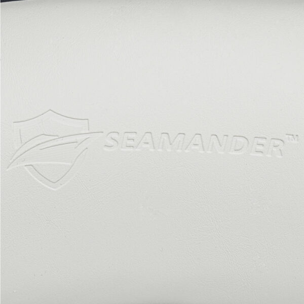 Seamander S1043 series Premier Pontoon Furniture Bucket Seat, Captain Seat, Colors White/Charcoal