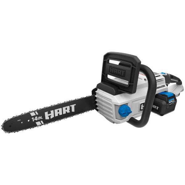 639947ff13424e51a0264333063a30c6 40-Volt Cordless Brushless 14-inch Chainsaw Kit (1) 4.0Ah Lithium-Ion Battery