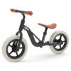 Chillafish Charlie lightweight toddler balance bike with carry handle, adjustable seat and handlebar, puncture-proof 10-inch wheels, for kids 18-48 months, Black