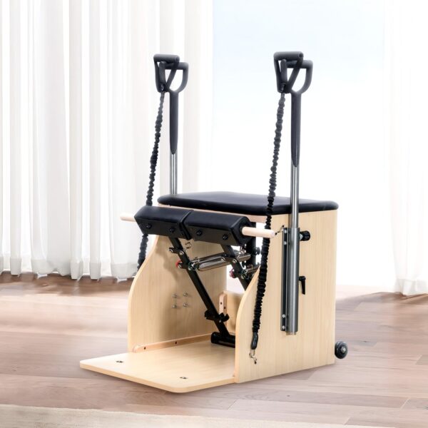 645da9e6847741fd866f5b41e3e2616c Pilates Chair, Split-Pedal Stability Combo Chair with Handles,Pilates Reformer Machine,Pilates Equipment for Home Or Studio Use