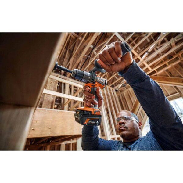 64c284c46e204db9881383a0f0dc1496 RIDGID 18V Brushless Cordless 9-Tool Combo Kit with (2) 2.0 Ah and (1) 4.0 Ah MAX Output Batteries, Charger, and Tool Bag R96265N