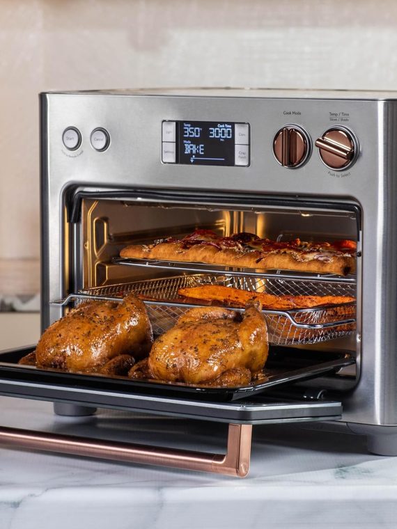 64ecc0e67fd344eaa43d693e9ccb7a3e Matte White Oven with Air Fry, 14-in-1 Cooking Modes, Wifi-Enabled