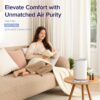 Air Purifier for Home Allergies Pets Hair in Bedroom & Standing Fan for Bedroom, 82ft CirculAir 120° Oscillating Fan