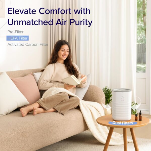 65294040c6e742a9946ff4560537b213 Air Purifier for Home Allergies Pets Hair in Bedroom & Standing Fan for Bedroom, 82ft CirculAir 120° Oscillating Fan
