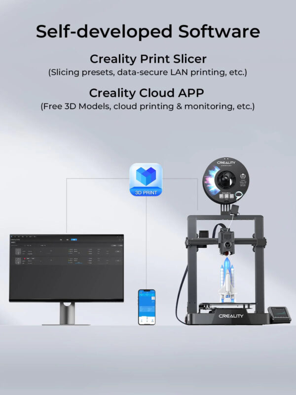 652a5e7f47064fbdbadffaa2f0d790ac Creality Ender-3 V3 KE 3D Printer, 500 mm/s High-Speed