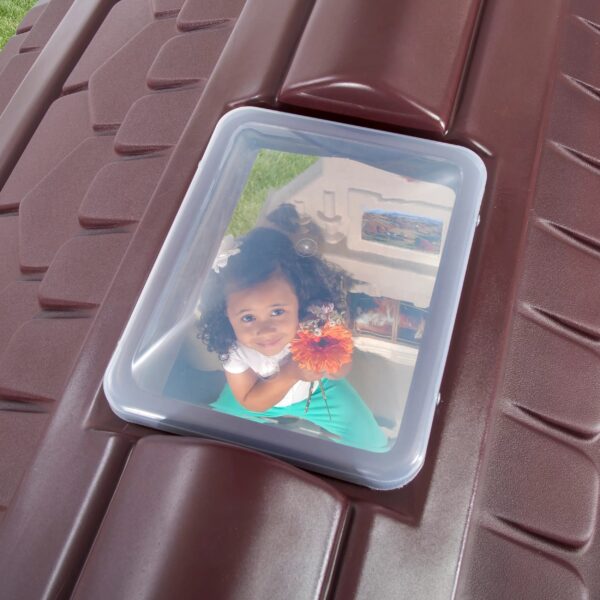 Step2 Charming Cottage Brown Toddler Plastic Playhouse for Kids Outdoor Toys