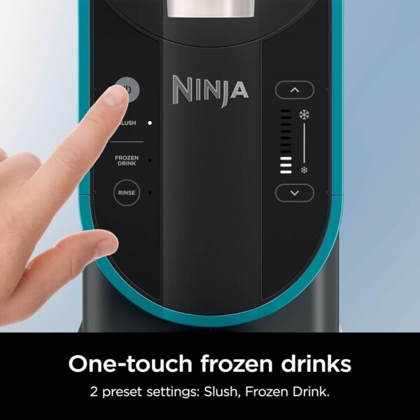 6636dbf5b8d14a8893c4afdb1e27a918 SLUSHi with RapidChill Technology, 88 oz. Frozen Drink & Slushie Machine, 5 Preset Programs, Margaritas, Frappés, and More, Premium Accents, Black, FS301