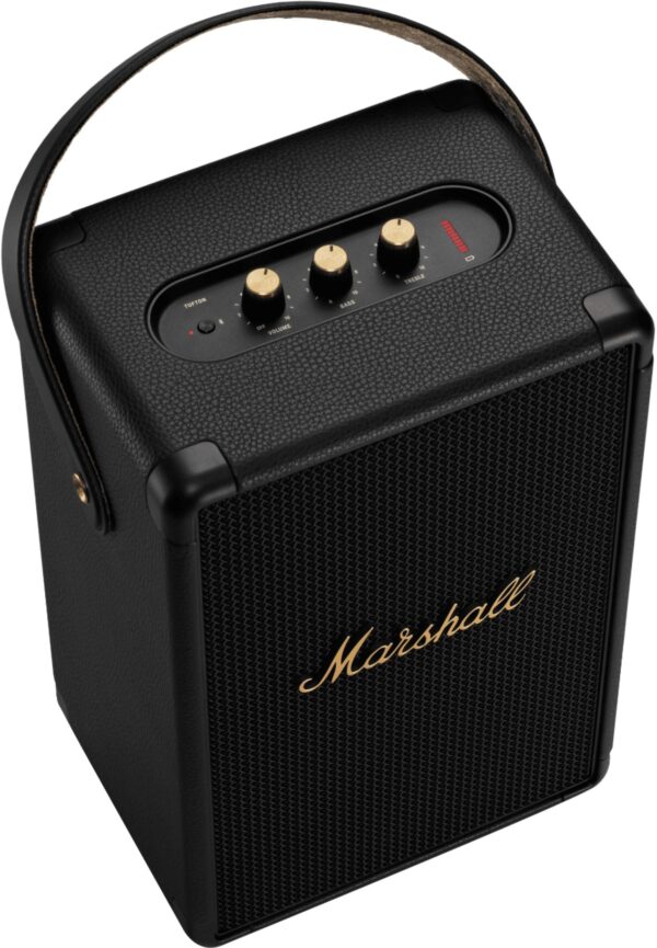 Marshall - Tufton Portable Bluetooth Speaker - Black/Brass
