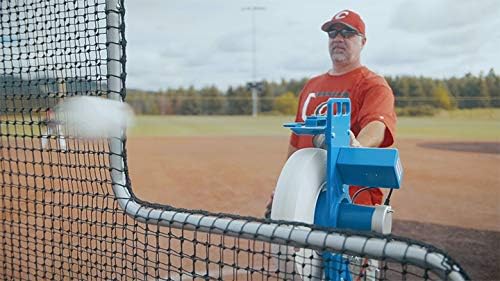 66cfdf0b331b447eaf1b97af467261b8 Combo Pitching Machine – Adjustable Up to 60 MPH, for Baseball & Softball, Ideal for Pitching-Machine Leagues