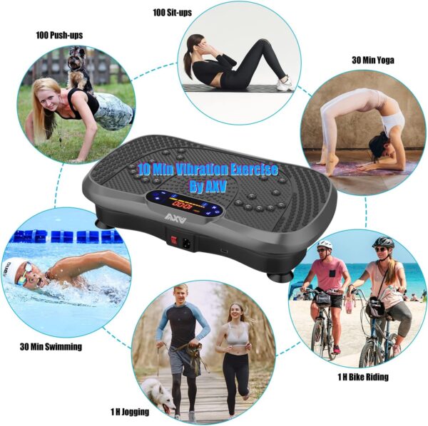 66d3cc4d5c13479c8bf3b2c9acda84eb Vibration Plate Fitness Platform Exercise Machine Vibrating Lymphatic Drainage Shaking Full Body Shaker Workout Vibrate Stand Shake Board Sport Gym for Weight Loss Fat Burner for Women Men