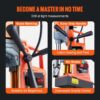 Mag Drill Press, 1550W 2" Boring Diameter, 2922lbf Power Magnetic Drill, 500 PRM, 10-Speed, Electric Drilling Machine for Metal Surface, Industrial and Home Improvement