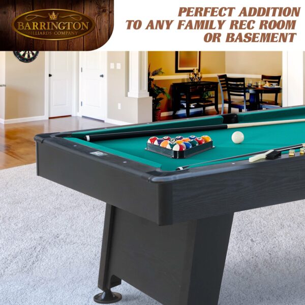 6722fd10a7ef4b2eb91f440a364fd8a6 Barrington Billiard 84" Arcade Pool Table with Bonus Dartboard Set, Green