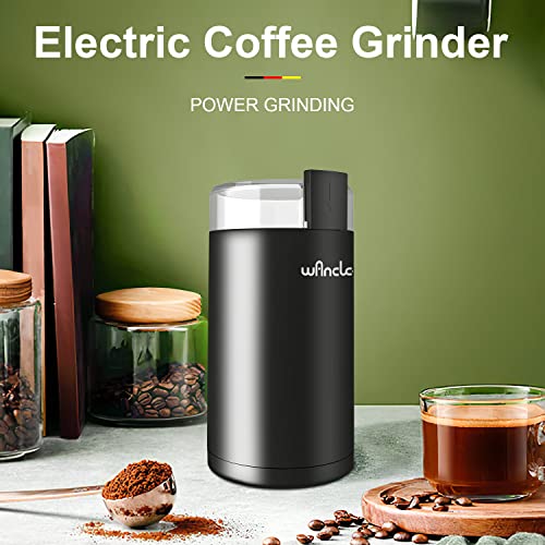 6751a592a21344e99ecc87e0b2264314 Wancle Electric Coffee Grinder, Quiet Spice Grinder, One Touch Coffee Mill for Beans