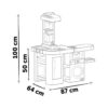 Smoby T-fal Studio Kitchen Set with Washing Machine 311050