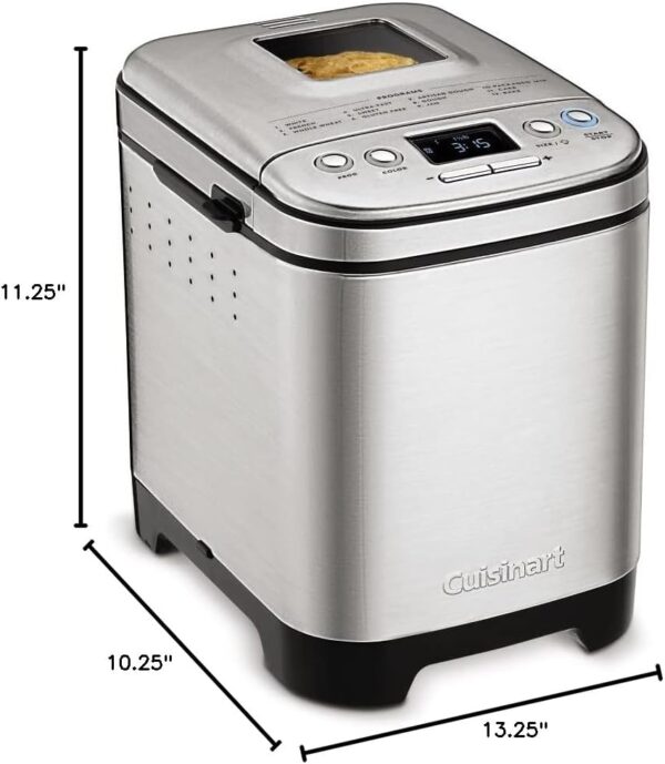 6789d281b32b424485ca3a615c430d1e Cuisinart Bread Maker Machine, Compact and Automatic, Up to 2lb Loaves