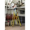 Podium 8-ft Fiberglass 375-lb Type IAA Step Ladder ;