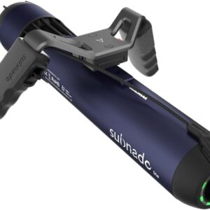 Underwater Scooter Lite, Water Sports Diving Scooter with Removable Handle, Compact and Portable Water Scooter for Adults&Kids, Scuba Diving Snorkeling Sea Scooter Multiple Uses, Blue