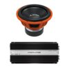 Car Audio 15" 2Ohm Subwoofer STU-1546-D2&Monoblock Amp Package New