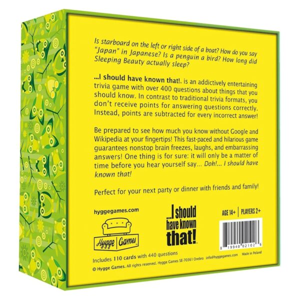 68d9cd6c034044018e1f995abe14a984 Clearance! Sunggoko Catch Phrase Game Trivia Games I Should Have Known That! A Trivia Game About Things You Oughta Know Family Board Card Games