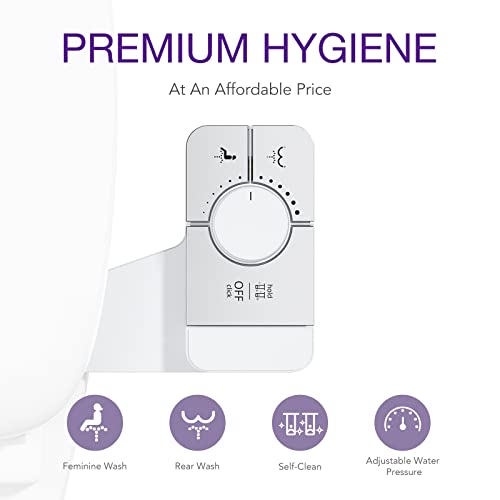 68ef21fb7d09493d94319b2ac5d170c4 Veken Bidet Attachment for Toilet - Ultra-Slim Self Cleaning Fresh Cold Water Sprayer Bidets