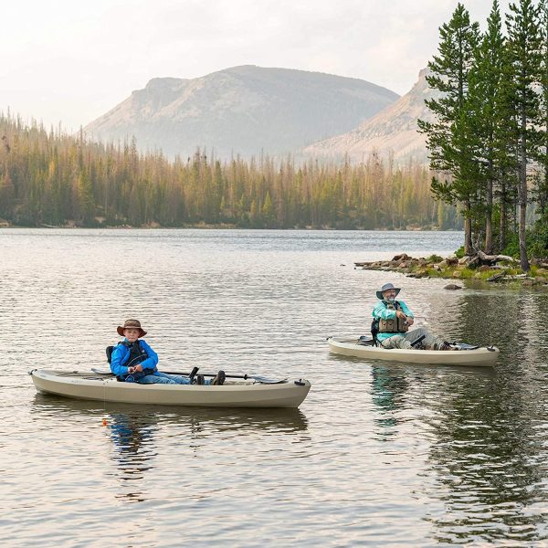 6928eb01ef514ad0ba1397b4d8ce2518 Lifetime 90806 Tamarack Angler 100 Fishing Kayak C 2 Pack (Paddles Included)