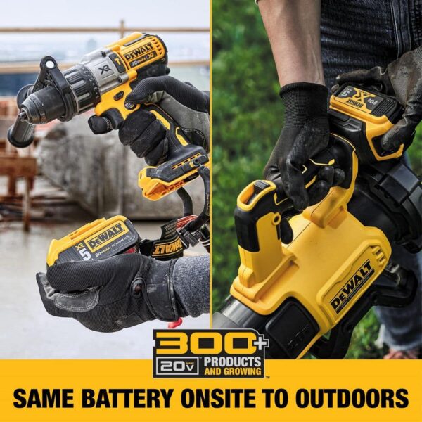 20V MAX Brushless Cordless Battery Powered String Trimmer Kit with (1) 5Ah Battery & Charger DCST922P1