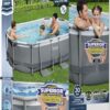 Bestway Oval Above Ground Pool Set (10' x 6'7" x 33")| Includes Filter Pump & ChemConnect Dispenser
