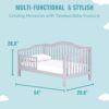 Dream On Me 2-in-1 Breathable Twilight 5" Spring Coil Crib and Toddler Bed Mattress