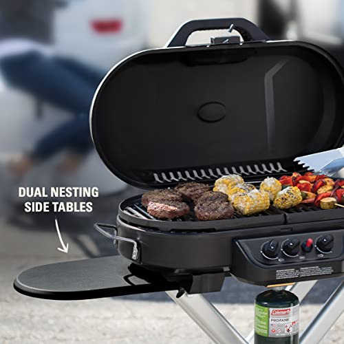 6adb07a4353a40a59962704725667b81 Coleman RoadTrip 285 Portable Stand-Up Propane Grill, Gas Grill with 3 Adjustable Burners