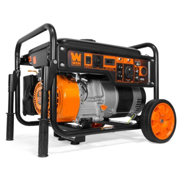 6aea65936f5e41dab0e071ba7ed21366 6000-Watt RV-Ready Portable Generator with Wheel Kit Carb Compliant