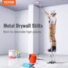 VEVOR Drywall Stilts, 18''-30'' Adjustable Aluminum Tool Stilts with Protective Knee Pads