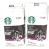 Starbucks French Roast Whole Bean Coffee, 80 Oz, Intense & Smoky Flavor, 2 x 40 Oz Packs