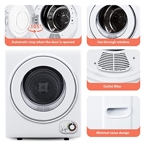 6b4c5301400e4b4db4422725de1263ad Portable Clothes Dryer 850W, 1.5 cu.ft, Compact & Quiet, Wall-Mountable, ETL Certified, Ideal for Small Spaces
