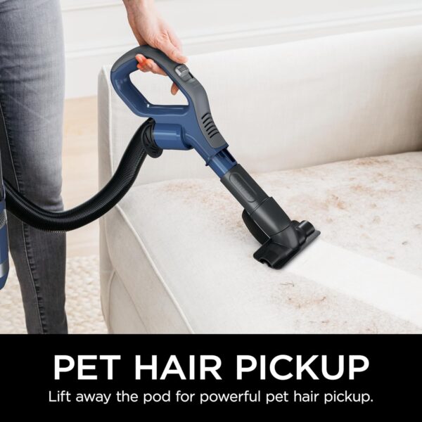 6b6ffb76f6d843db887d5741300330c5 Rotator Pet Pro Lift-Away ADV Upright Vacuum with HEPA Filter, DuoClean PowerFins HairPro and Odor Neutralizer Technology, Pet Hair Pickup, For Carpets & Hardfloors, Dark Grey, LA555