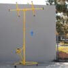 Drywall Lift 11' Yellow Rolling Sheetrock Panel Hoist Jack