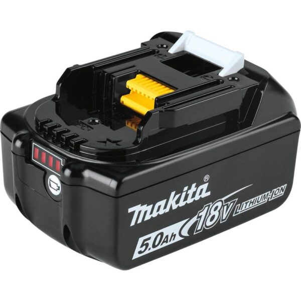 6b97df7ad7e3435c881cd2a8474c8752 18-Volt LXT Battery and Rapid Optimum Charger Starter Pack (5.0Ah) with bonus 18V LXT Brushless Cut-Off/Angle Grinder BL1850BDC2XAG04