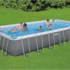 Bestway Oval Above Ground Pool Set (10' x 6'7" x 33")| Includes Filter Pump & ChemConnect Dispenser