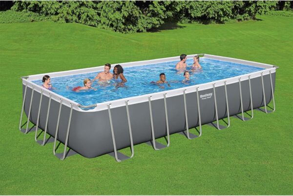 6bab7311934744a287077a35cd946b0d Bestway Oval Above Ground Pool Set (10' x 6'7" x 33")| Includes Filter Pump & ChemConnect Dispenser