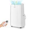 Costway 6350 BTU (9000BTU ASHRAE) Portable Air Conditioner 3-in-1 Air Cooler Fan Dehumidifier w/ Remote