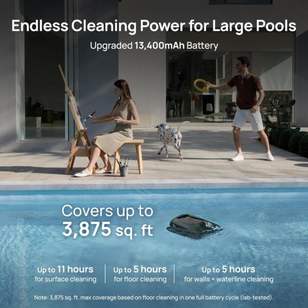 6c2a5e83d6694846b73ae1e44c6ed634 Beatbot AquaSense 2 Pro Cordless Pool Vacuum Robot, Unmatched 5-in-1 Cleaning, Surface Parking, Skims Water Surface with APP Control, Water Clarification, for Pools up to 3,875 Sq.ft �� Emerald Green
