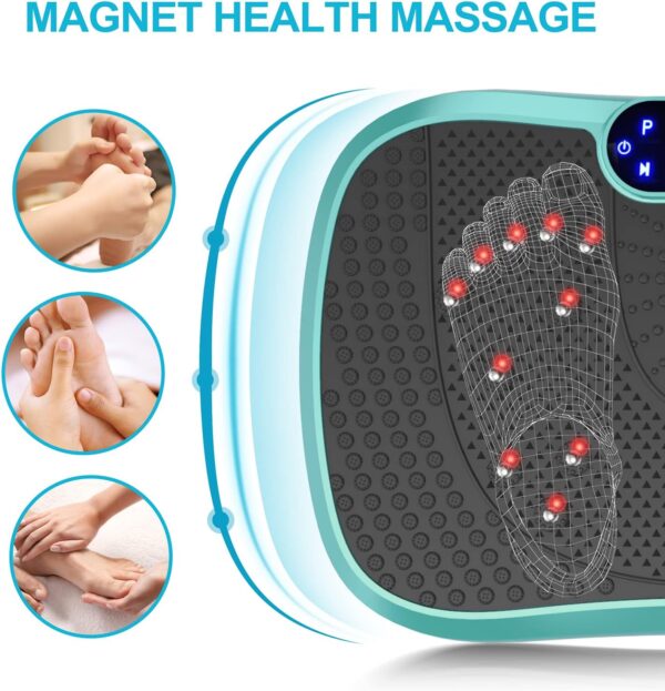 6c75d2b952df4a21a02680b4159f85dc Vibration Plate Fitness Platform Exercise Machine Vibrating Lymphatic Drainage Shaking Full Body Shaker Workout Vibrate Stand Shake Board Sport Gym for Weight Loss Fat Burner for Women Men
